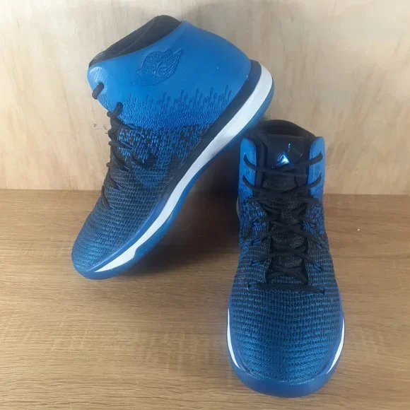 Nike Air Jordan XXX1 31 Flight Speed Royal Blue/Black/White Men's size 9 - Picture 2 of 16